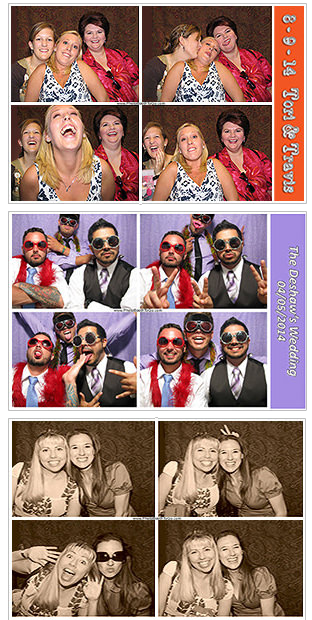 photo booth print options